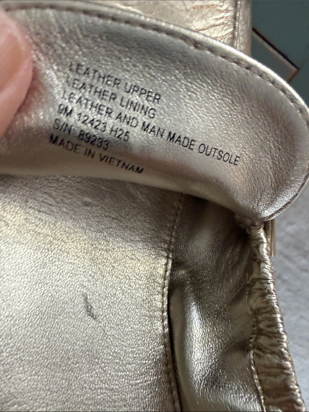 Tory Burch Metallic Gold with Gold-Accent Loafers - Picture 5 of 5